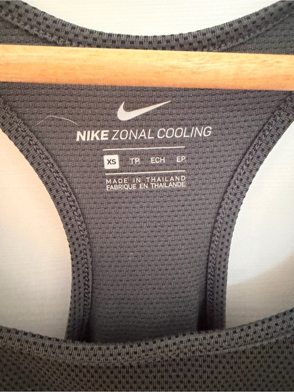 Nike Black Zonal Cooling Racerback Tank Top - Picture 3 of 4